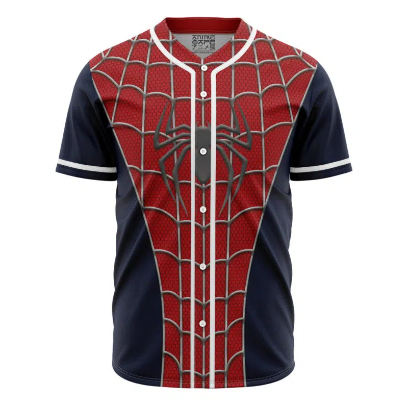 Spiderman Cosplay Marvel Baseball Jersey