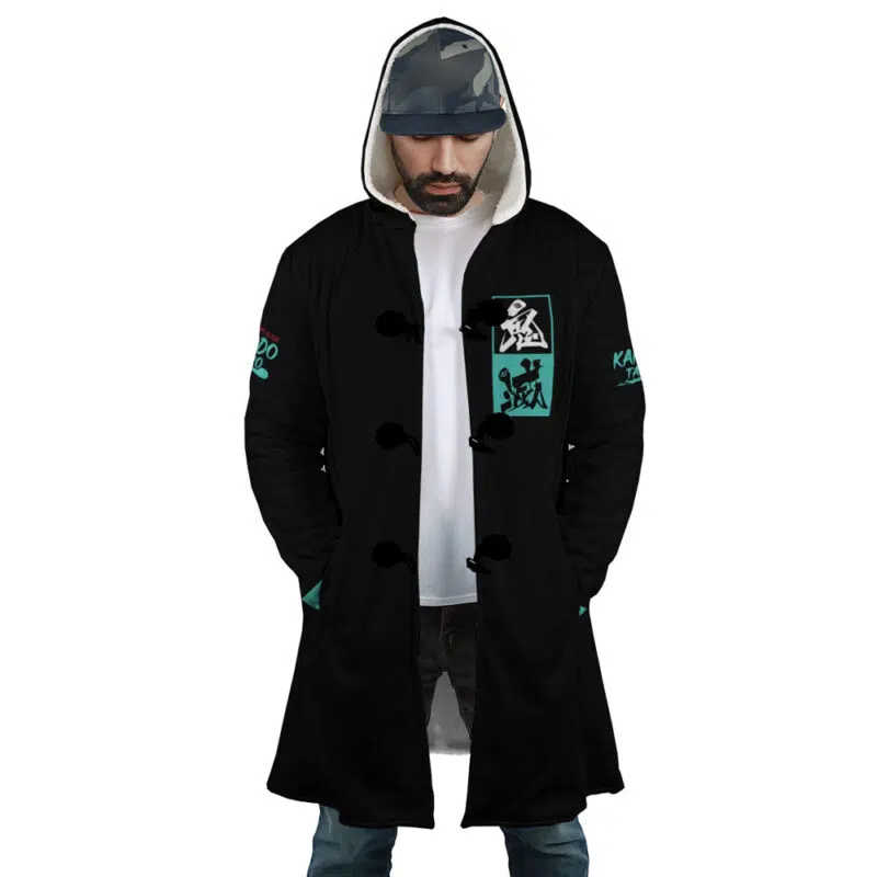Tanjiro Kamado Samurai Demon Slayer Dream Cloak Coat - Image 2