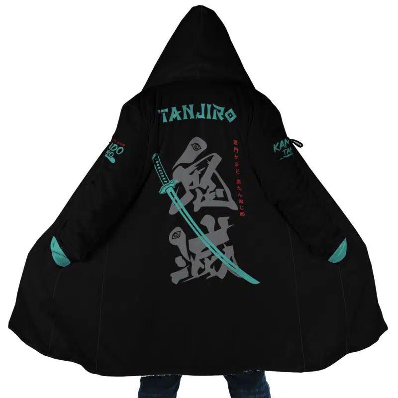Tanjiro Kamado Samurai Demon Slayer Dream Cloak Coat
