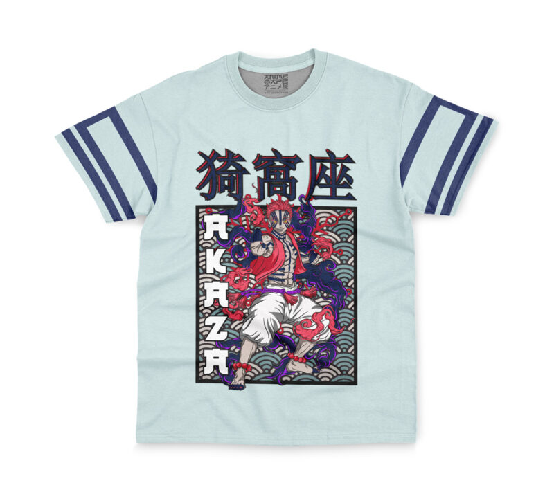 Akaza Demon Slayer Streetwear T-Shirt - Image 2