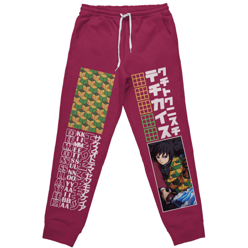 Tomioka Giyu Haori Demon Slayer Streetwear Sweatpants