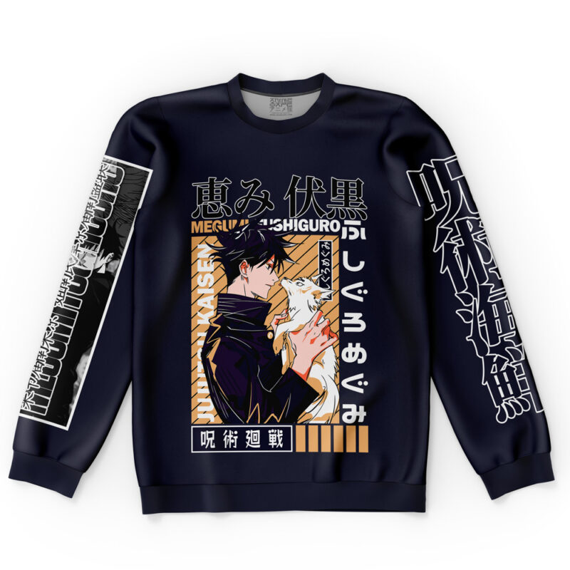 Fushiguro Megumi Jujutsu Kaisen Streetwear Sweatshirt - Image 4