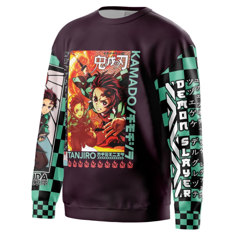 Kamado Tanjiro Demon Slayer Streetwear Sweatshirt - Image 2