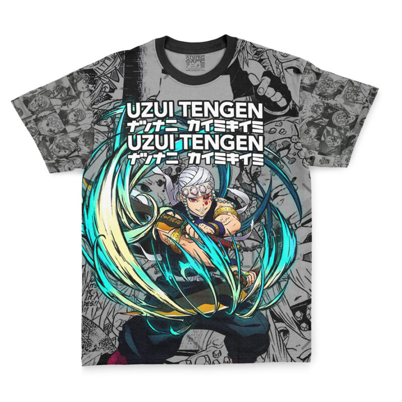Uzui Tengen Collage Demon Slayer Streetwear T-Shirt