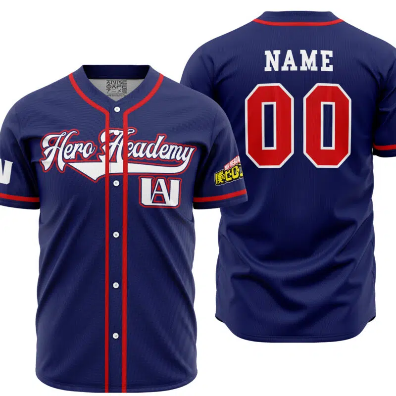 Personalized UA Training Uniform My Hero Academia Baseball Jersey