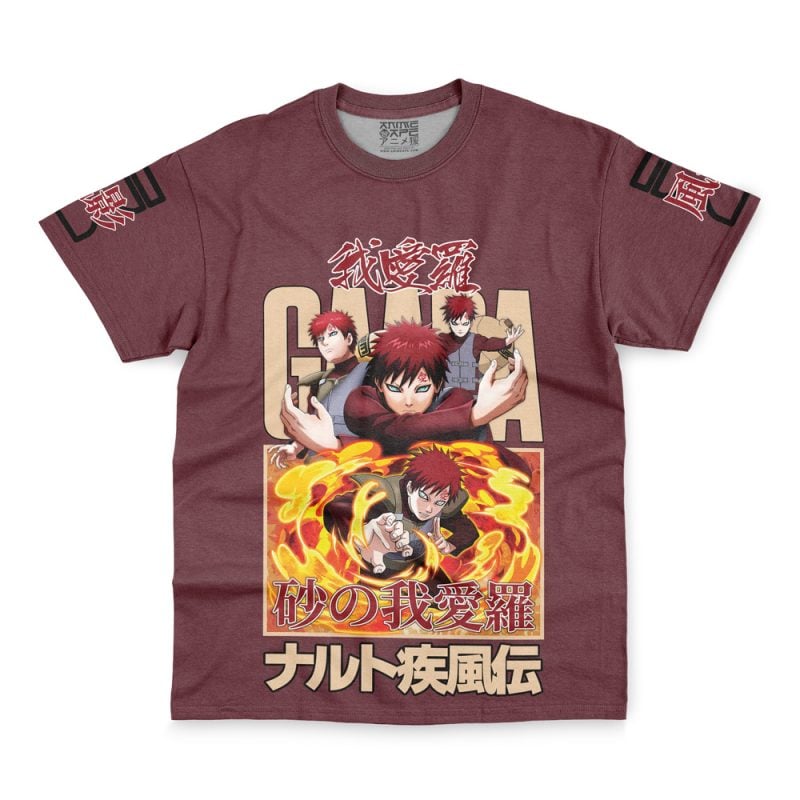 Gaara Shippuden Streetwear T-Shirt - Image 2