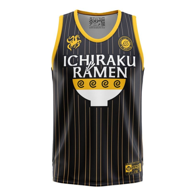 Ichiraku Ramen Naruto Basketball Jersey