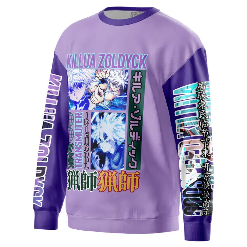 Killua Zoldyck Hunter x Hunter Streetwear Sweatshirt - Image 2