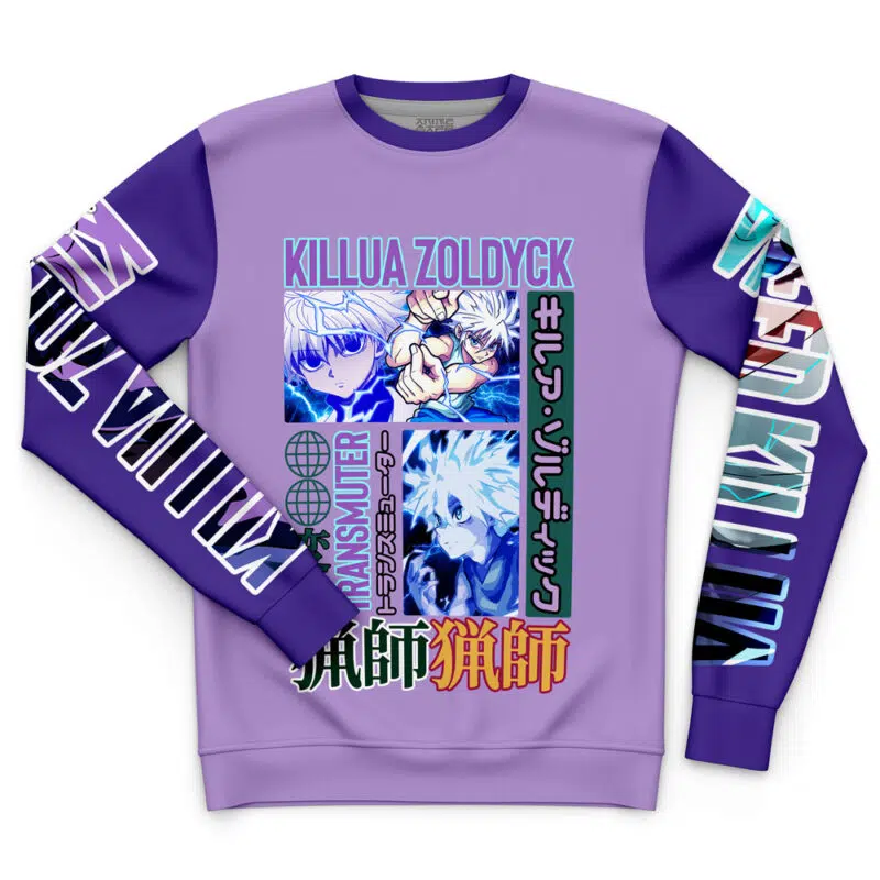 Killua Zoldyck Hunter x Hunter Streetwear Sweatshirt - Image 4