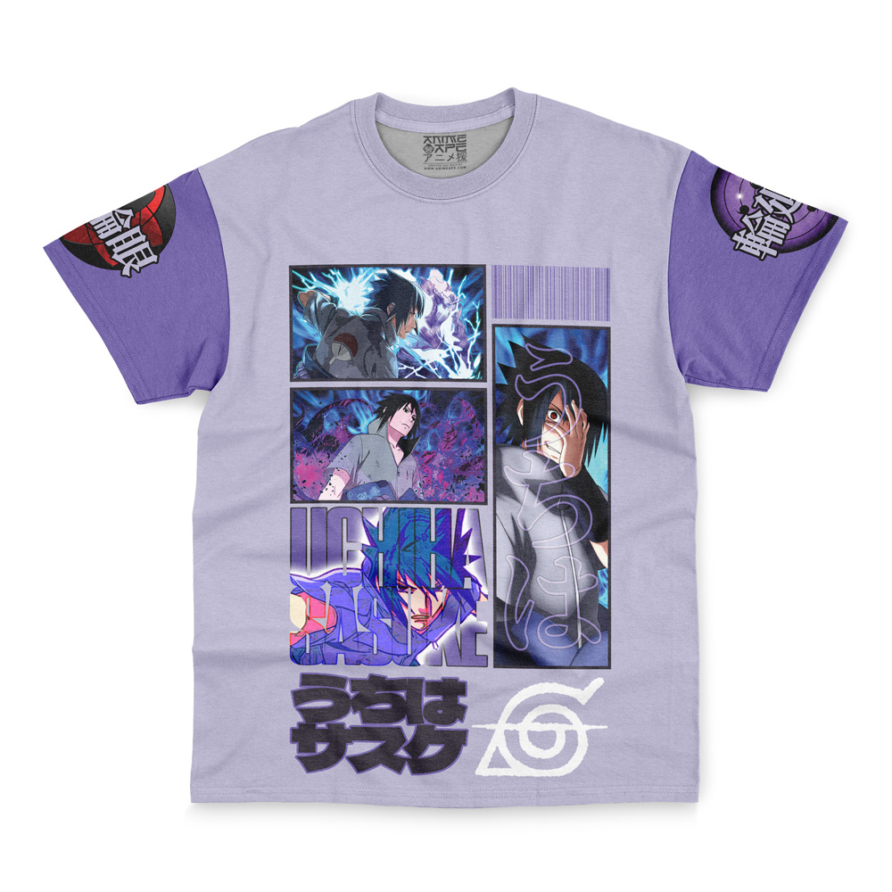Uchiha Sasuke Shippuden Streetwear T-Shirt | Anime Ape