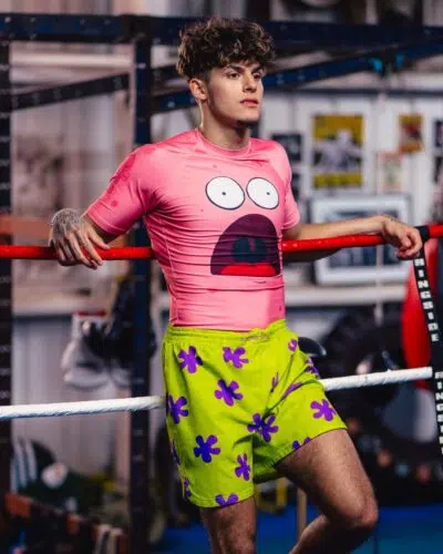 Patrick Star SpongeBob SquarePants Short Sleeve Rash Guard Compression Shirt