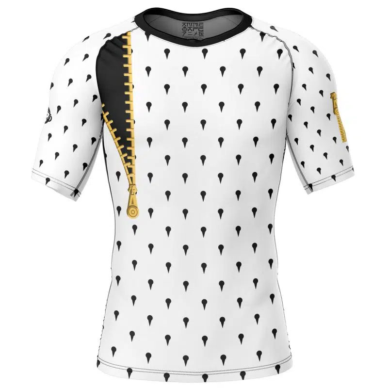 Bruno Bucciarati Jojo's Bizarre Adventure Short Sleeve Rash Guard Compression Shirt
