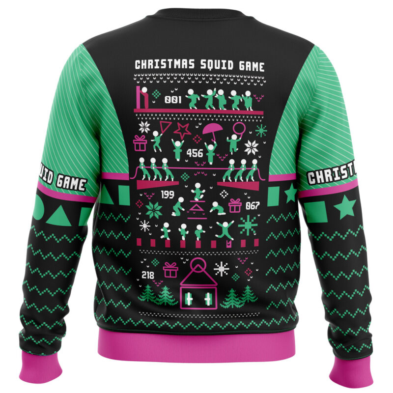Christmas Squid Game Ugly Christmas Sweater - Image 4