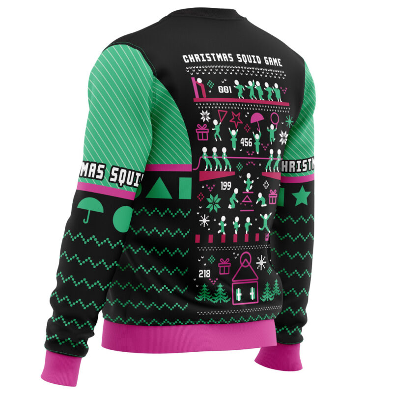 Christmas Squid Game Ugly Christmas Sweater - Image 3