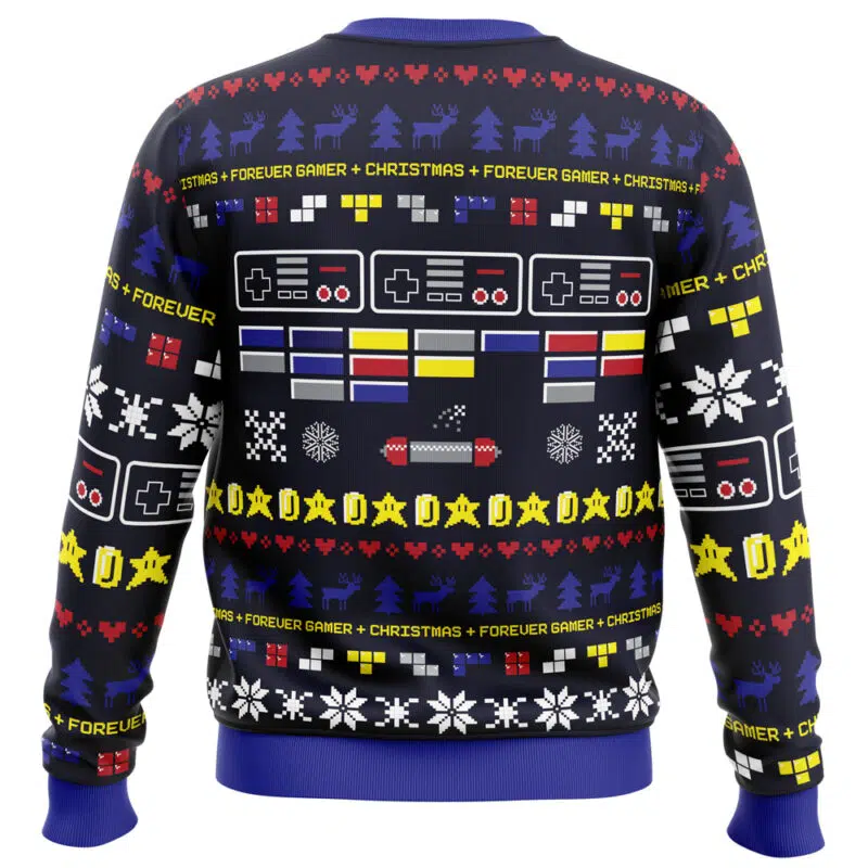 Forever Gamer Christmas Pac-Man Ugly Christmas Sweater - Image 2