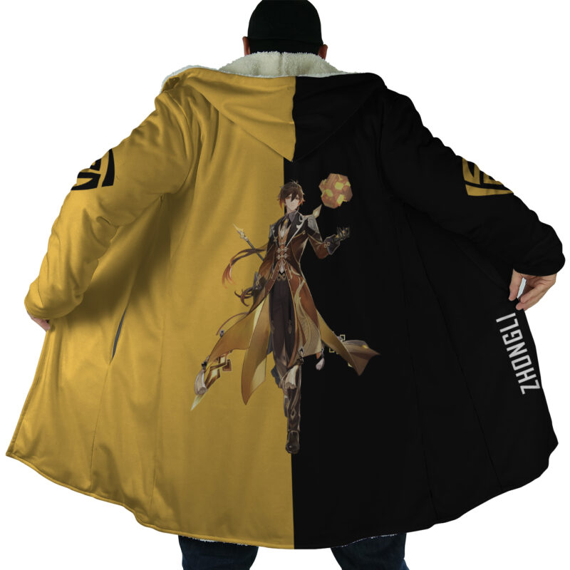 Zhongli Genshin Impact Dream Cloak Coat - Image 4