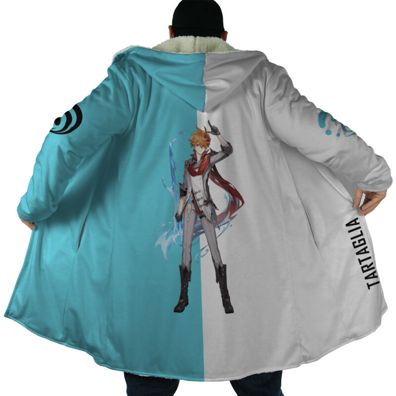 Tartaglia Genshin Impact Dream Cloak Coat - Image 4