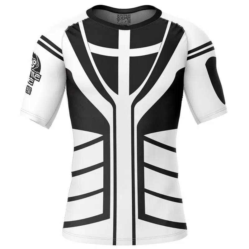 Fullbring Ichigo Bleach Short Sleeve Rash Guard Compression Shirt