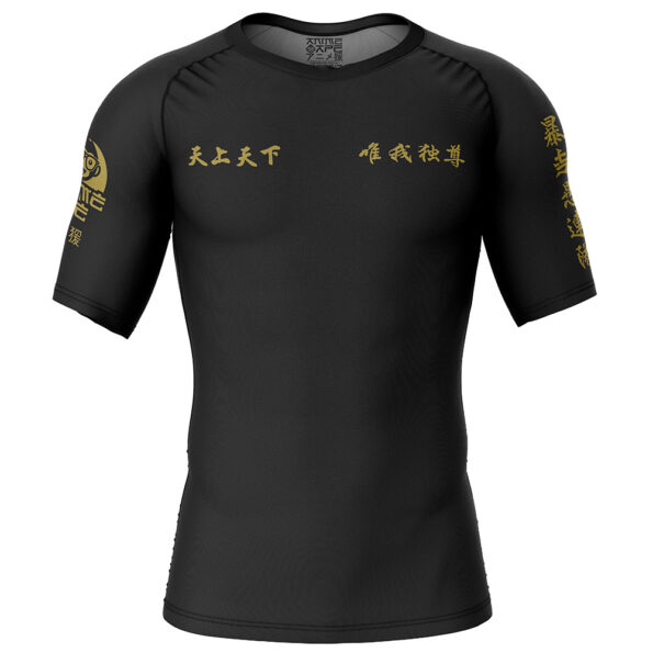 Manji Gang Tokyo Revengers Short Sleeve Rash Guard Compression Shirt