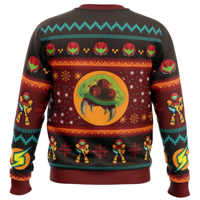 Samus Metroid Ugly Christmas Sweater - Image 2