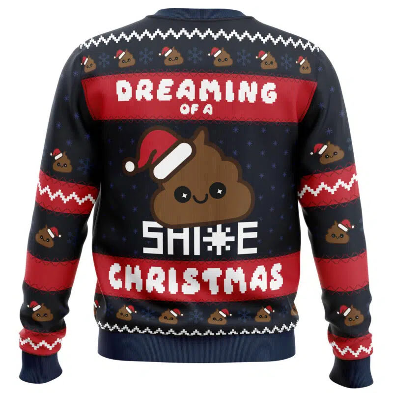 Dreaming Christmas Shite Christmas Ugly Christmas Sweater - Image 4