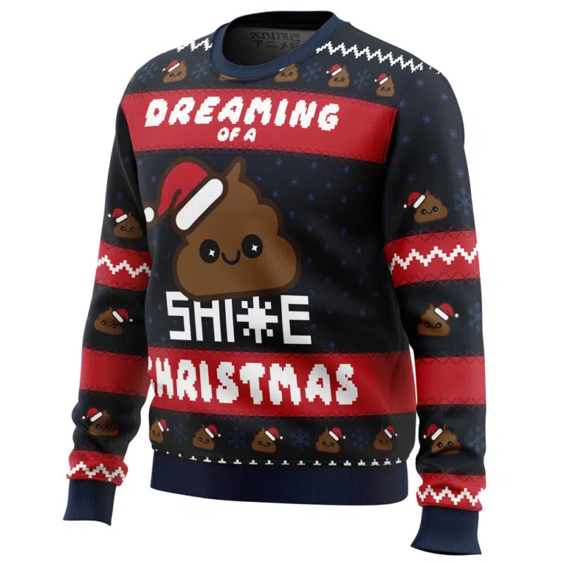 Dreaming Christmas Shite Christmas Ugly Christmas Sweater - Image 2