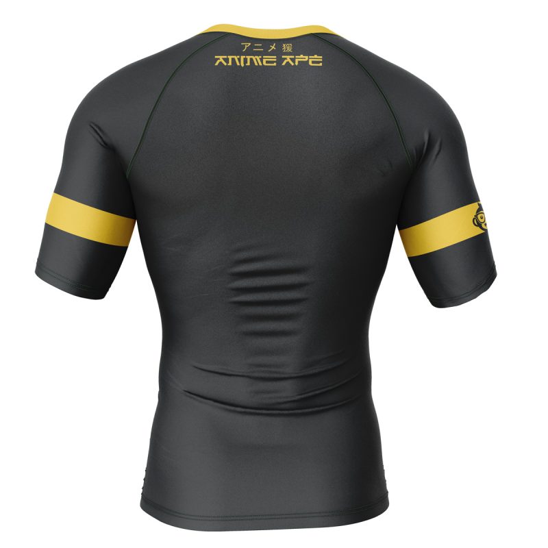 Umbreon face Pokemon Short Sleeve Rash Guard Compression Shirt - Image 2