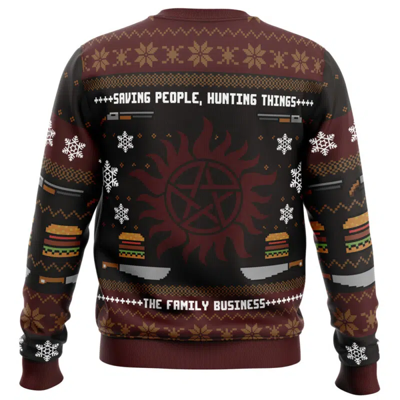Winchester Christmas Supernatural Ugly Christmas Sweater - Image 2