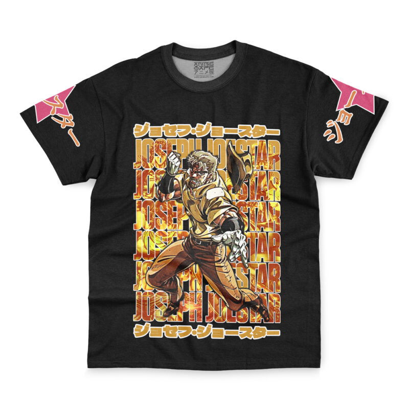 Joseph Joestar Jojo's Bizarre Adventure Streetwear T-Shirt - Image 2
