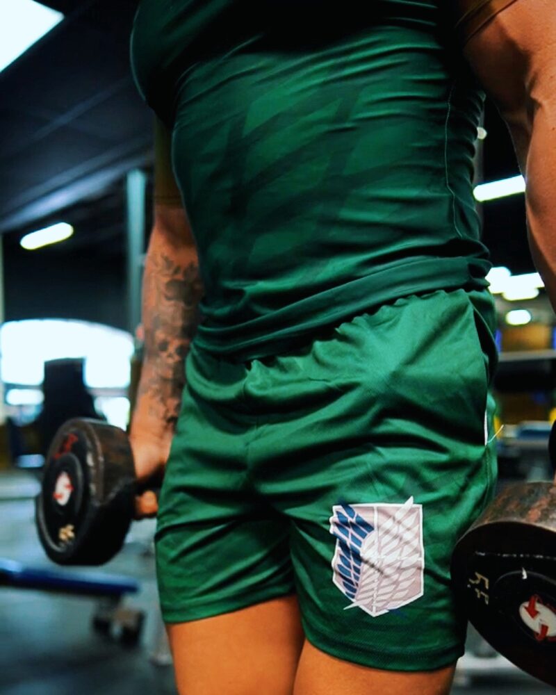Survey Corps Attack on Titan Gym Shorts