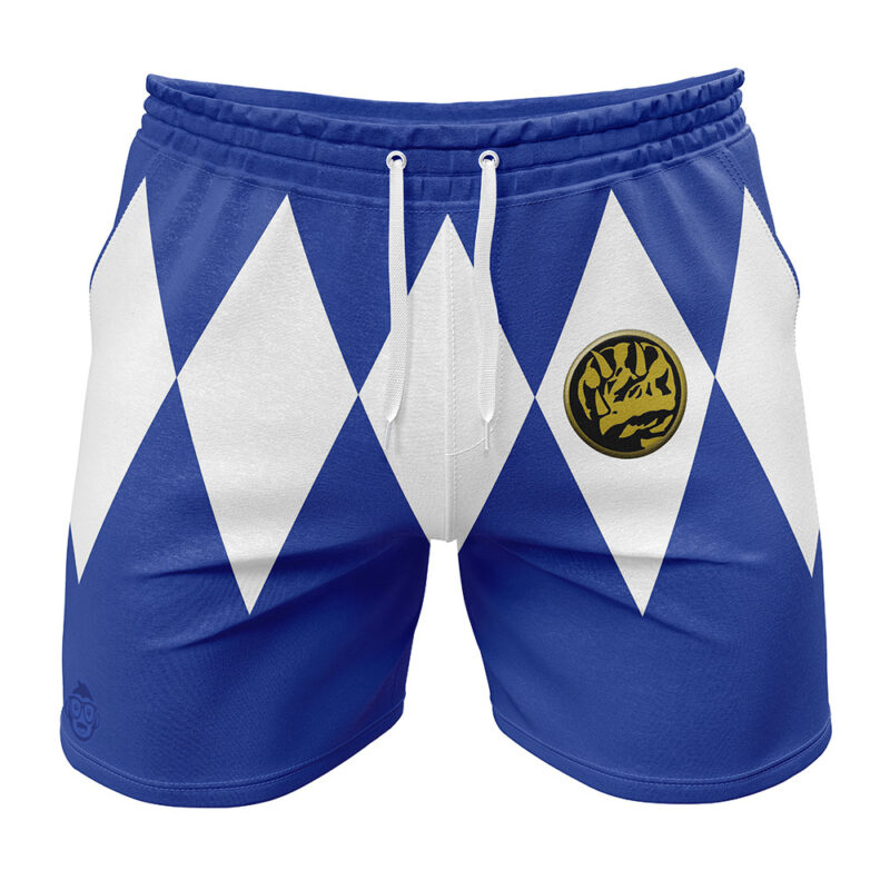 Blue Ranger Mighty Morphin Power Rangers Gym Shorts