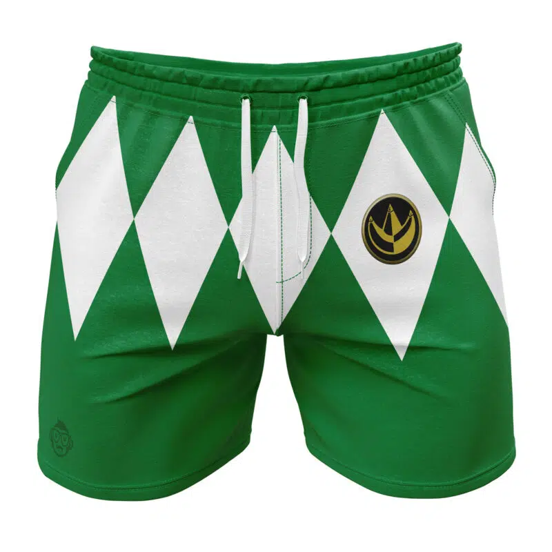 Green Ranger Mighty Morphin Power Rangers Gym Shorts