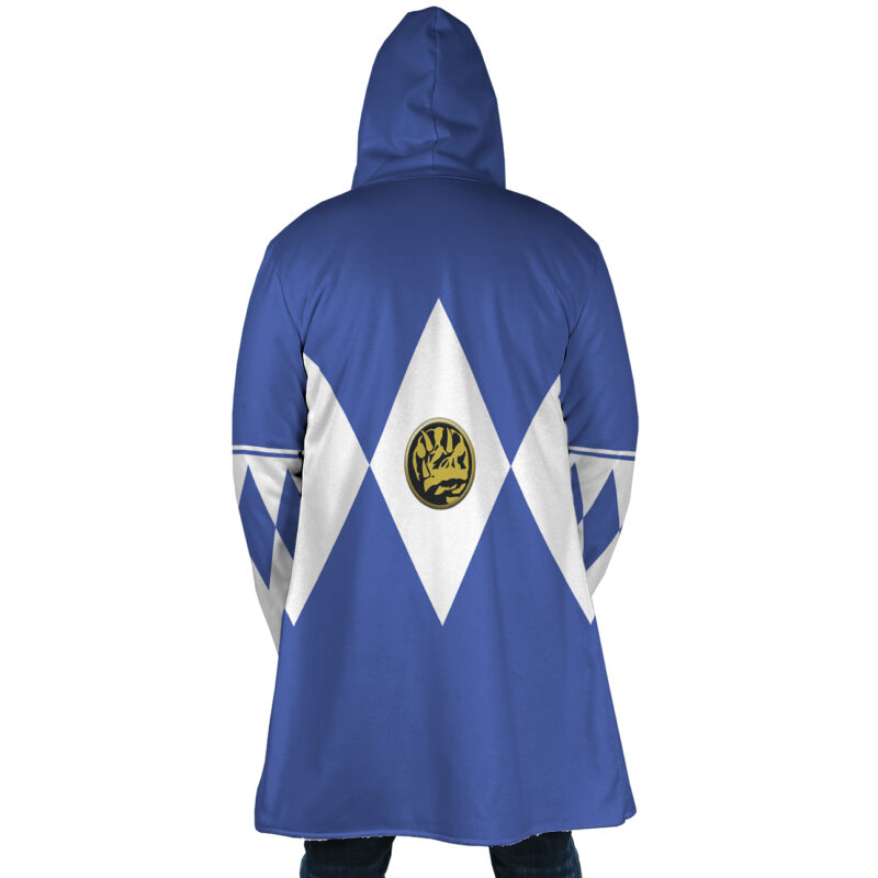 Blue Ranger Mighty Morphin Power Rangers Dream Cloak Coat - Image 6