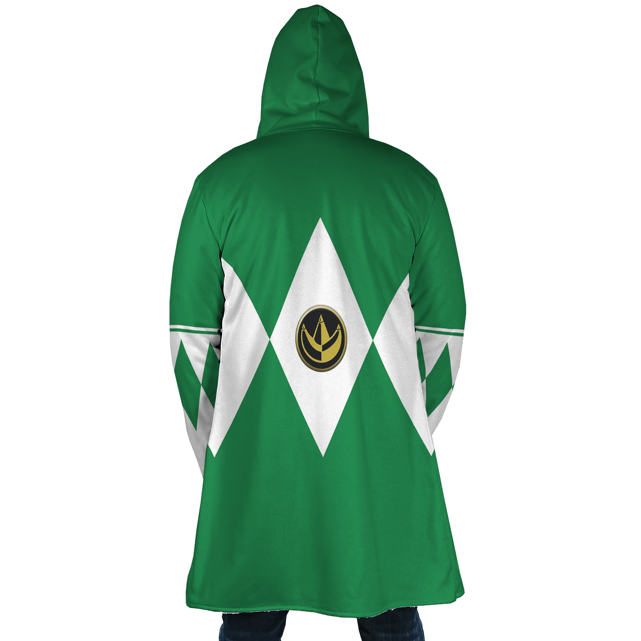 Green Ranger Mighty Morphin Power Rangers Dream Cloak Coat - Anime Ape