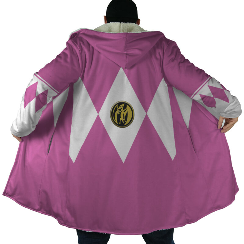 Pink Ranger Mighty Morphin Power Rangers Dream Cloak Coat - Image 4