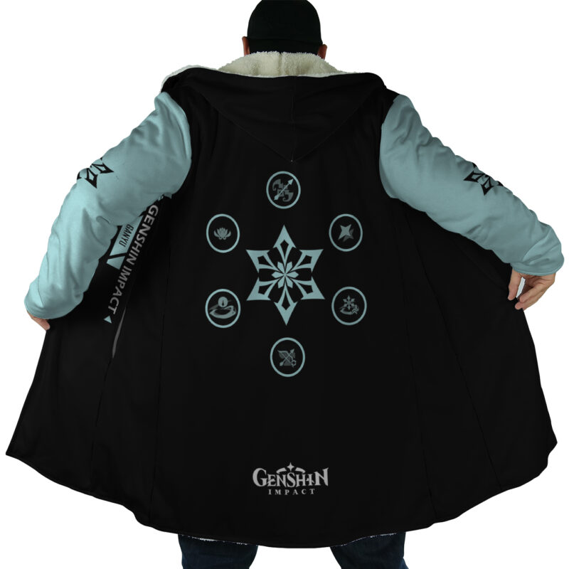 Ganyu 2 Genshin Impact Dream Cloak Coat - Image 4