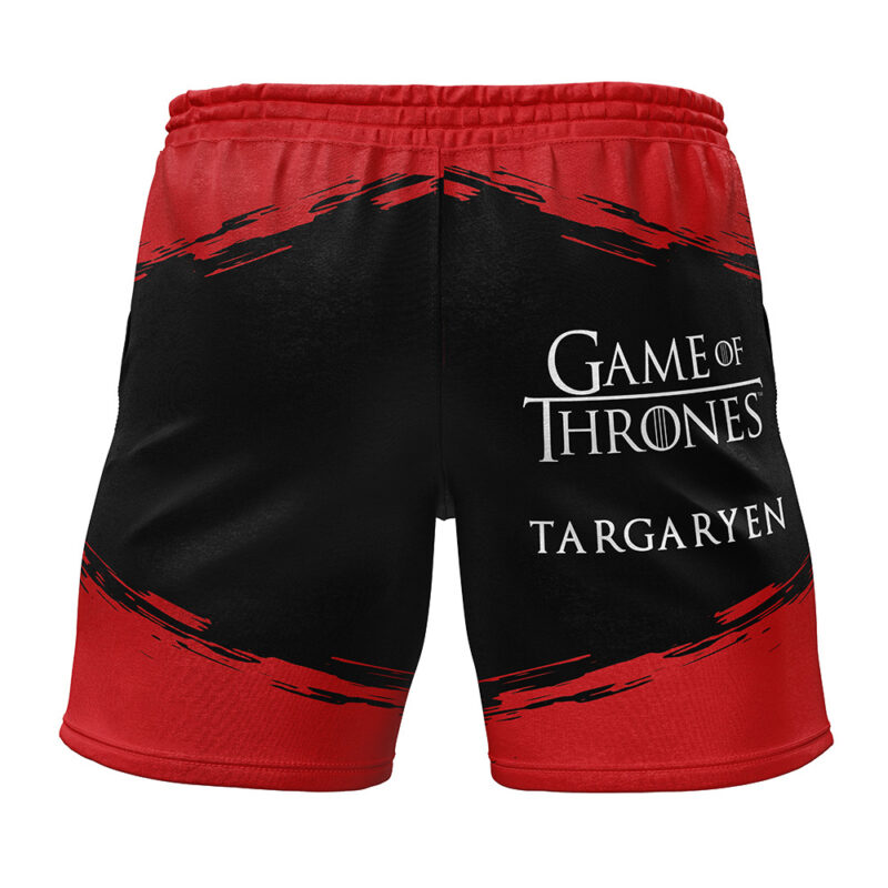 House Targaryen Game of Thrones Gym Shorts - Image 2
