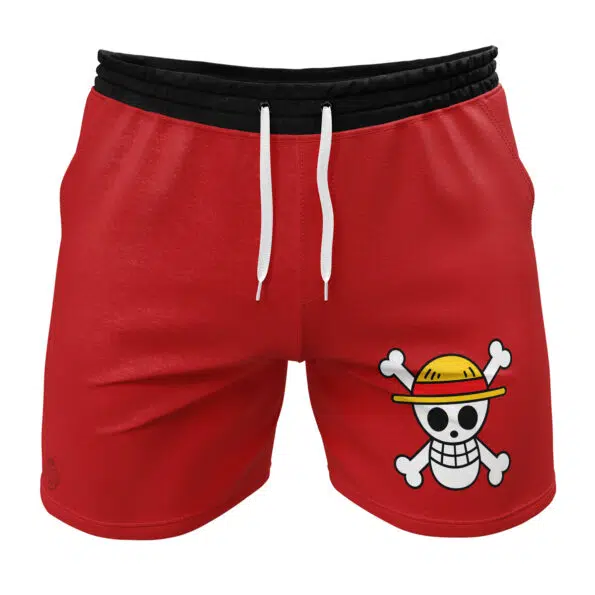 Luffy Straw Hat Pirates One Piece Gym Shorts