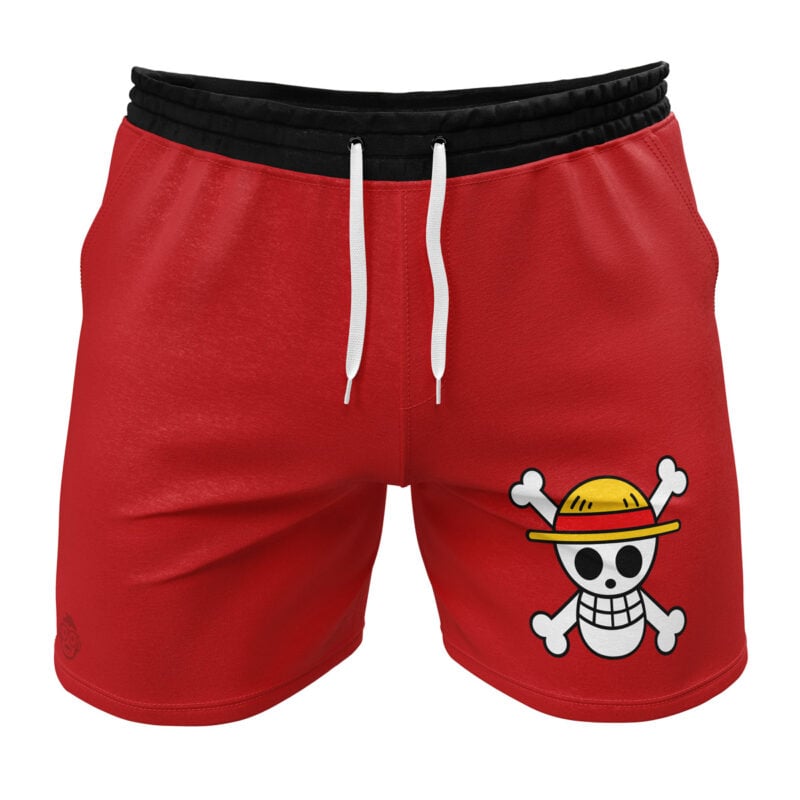 Luffy Straw Hat Pirates One Piece Gym Shorts