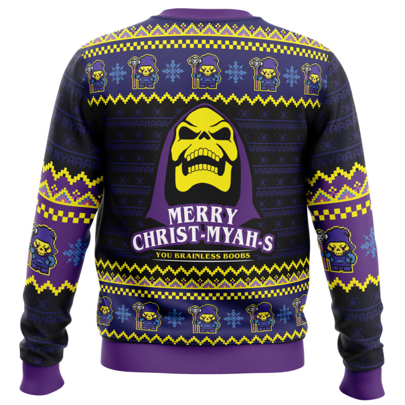 MYAH-rry Christ-MYAHs He-Man Ugly Christmas Sweater - Image 2