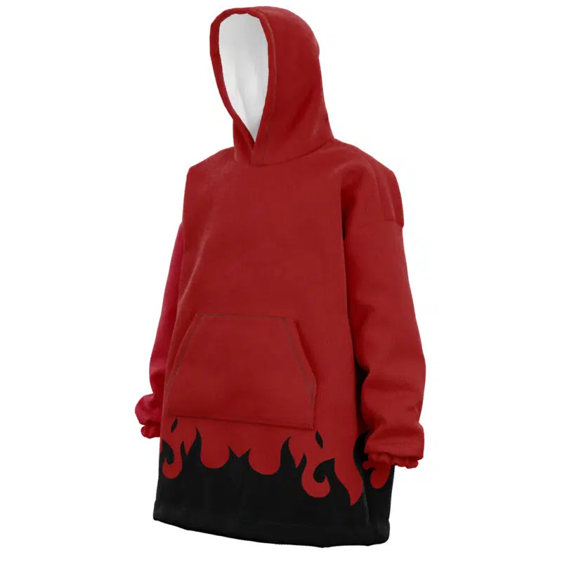 Sage Mode Kanji Shippuden Snug Oversized Blanket Hoodie - Image 3