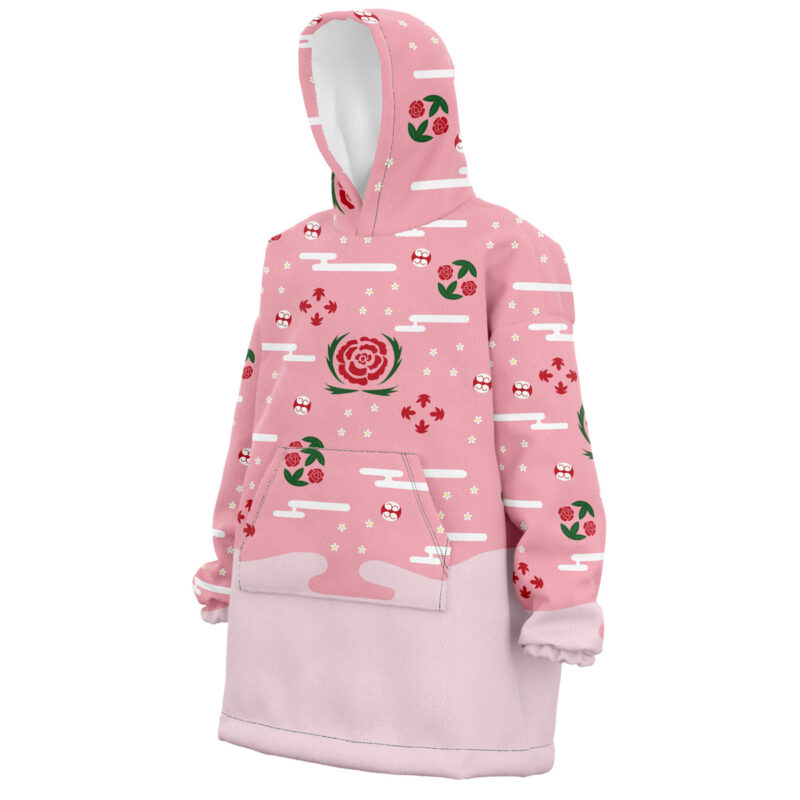 Shunsui Kyoraku Bleach Snug Oversized Blanket Hoodie - Image 2