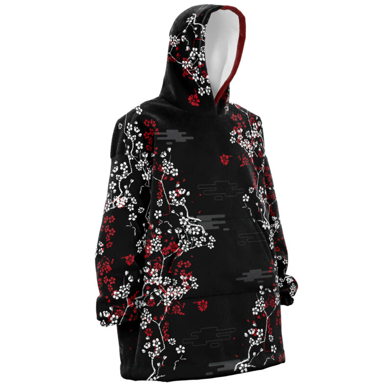 Inarizaki Foxes Haikyuu Snug Oversized Blanket Hoodie - Image 2