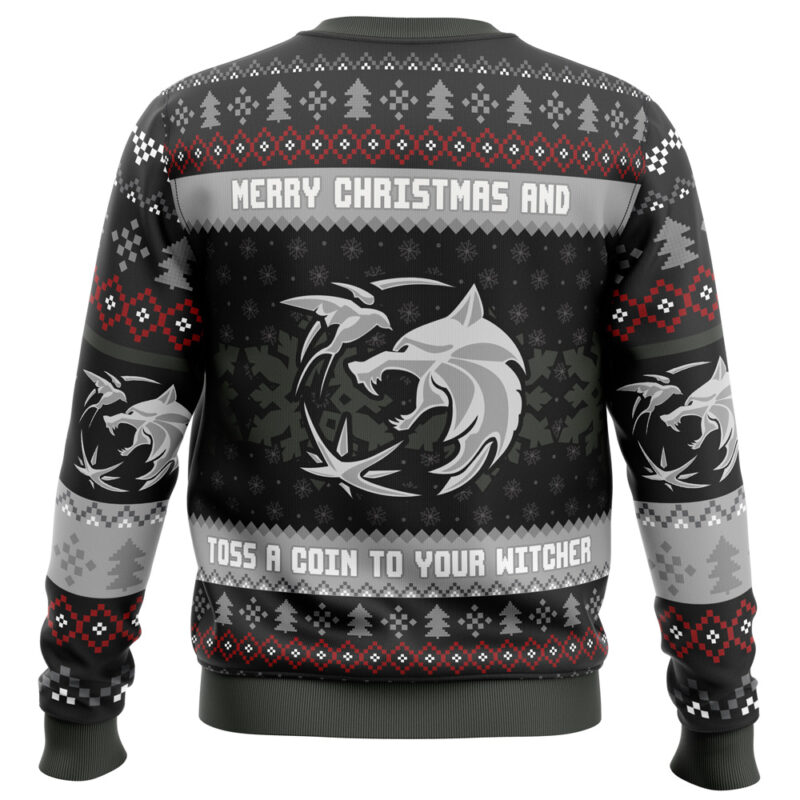 Santa Witcher The Witcher Ugly Christmas Sweater - Image 2