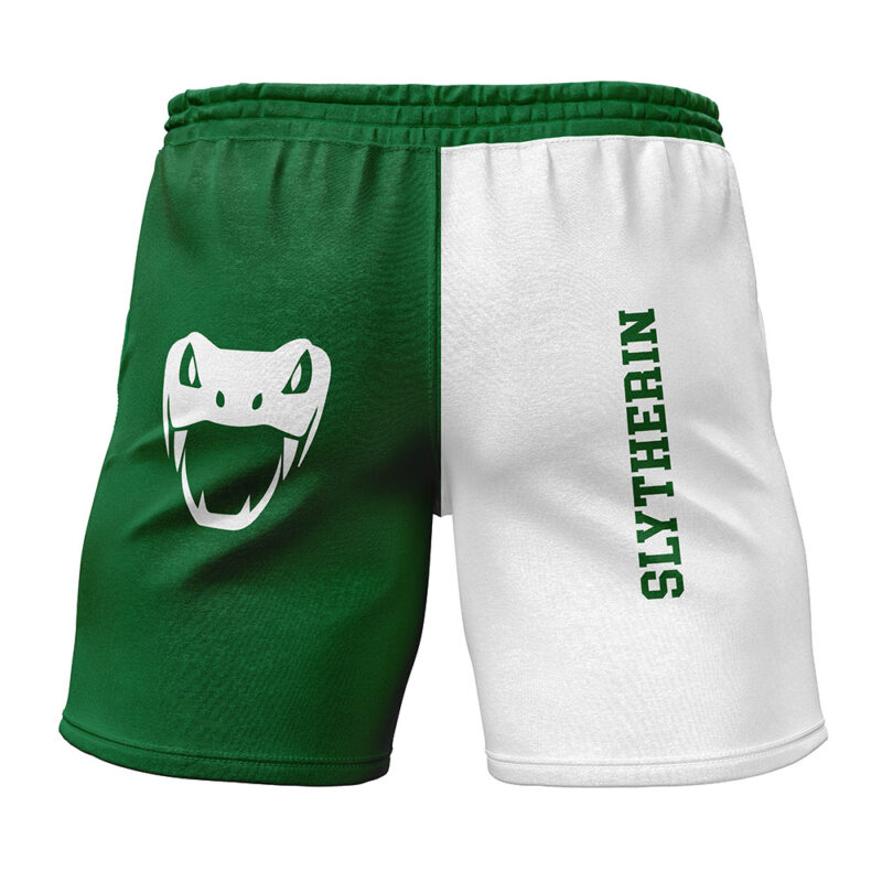 Slytherin v2 Harry Potter Gym Shorts - Image 2
