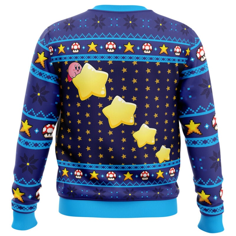 The Pink Hero Kirby's Dream Land Ugly Christmas Sweater - Image 2