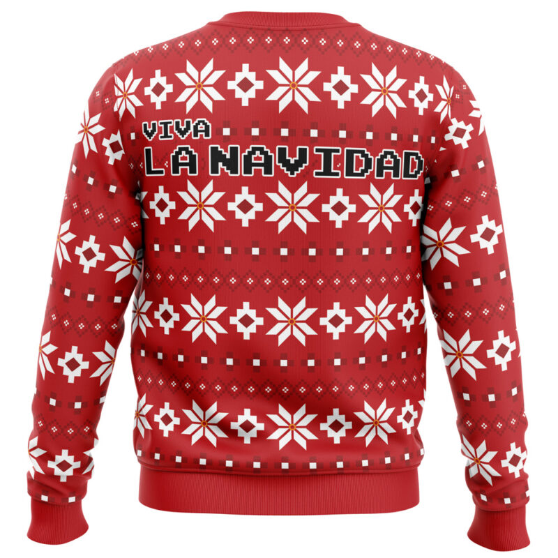 Viva La Navidad Santa Che Guevarra Ugly Christmas Sweater - Image 2