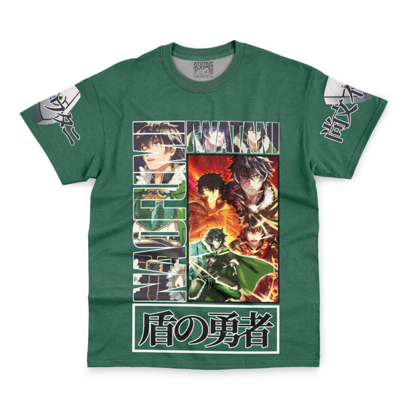 Naofumi Iwatani The Rising of the Shield Hero Streetwear T-Shirt - Image 2