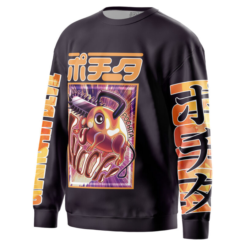 Pochita Chainsaw Man Streetwear Sweatshirt - Image 2