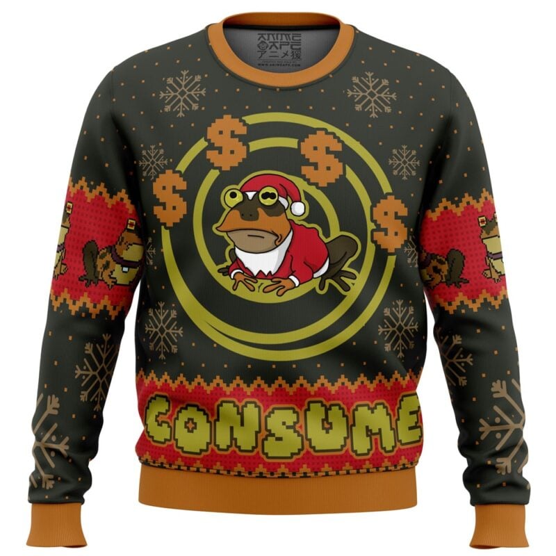 Consume Futurama Ugly Christmas Sweater